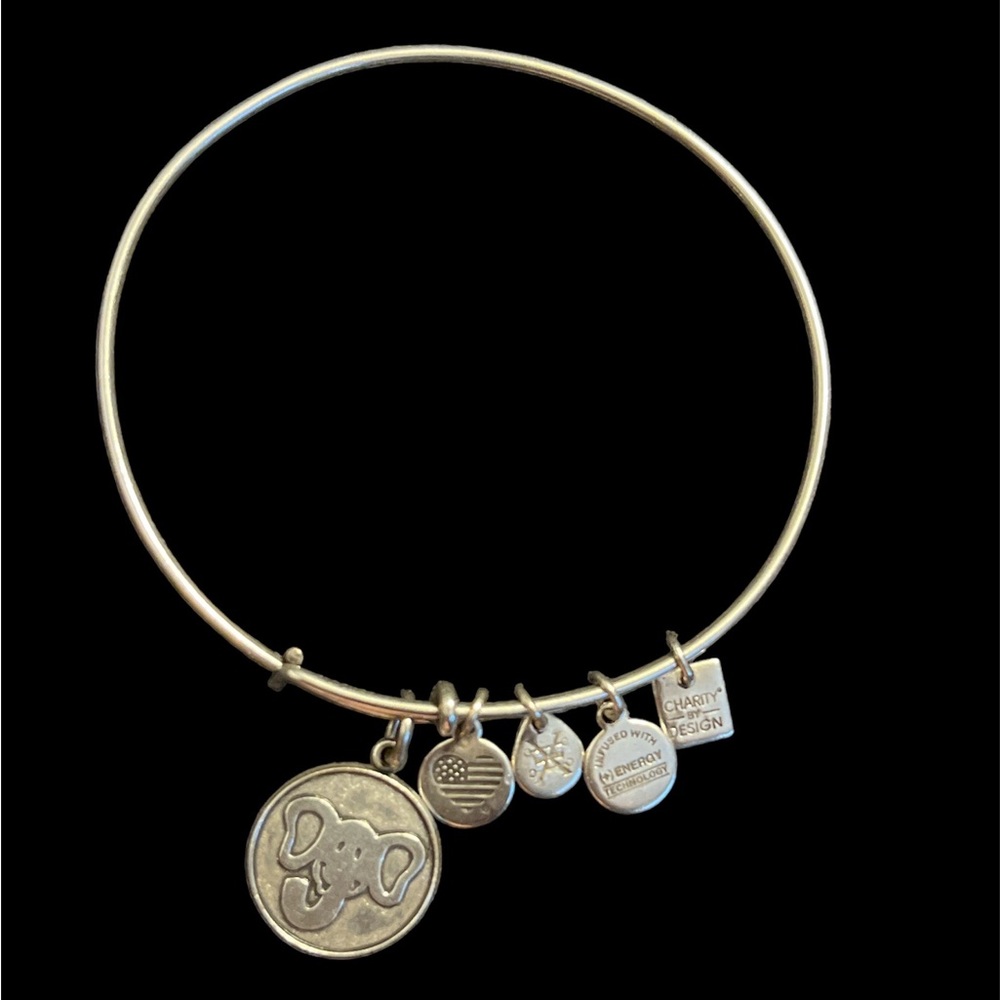 Alex and Ani Elephant Charm Bracelet
